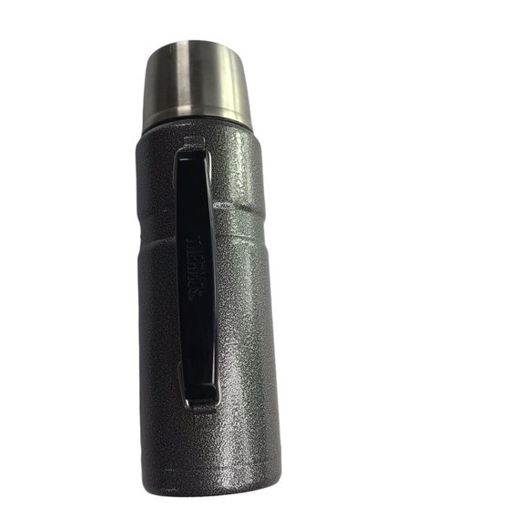 STANLEY Thermos with Lid,  Large, Silver Metal Stainless Steel. 1 Qt. - Picture 4 of 13